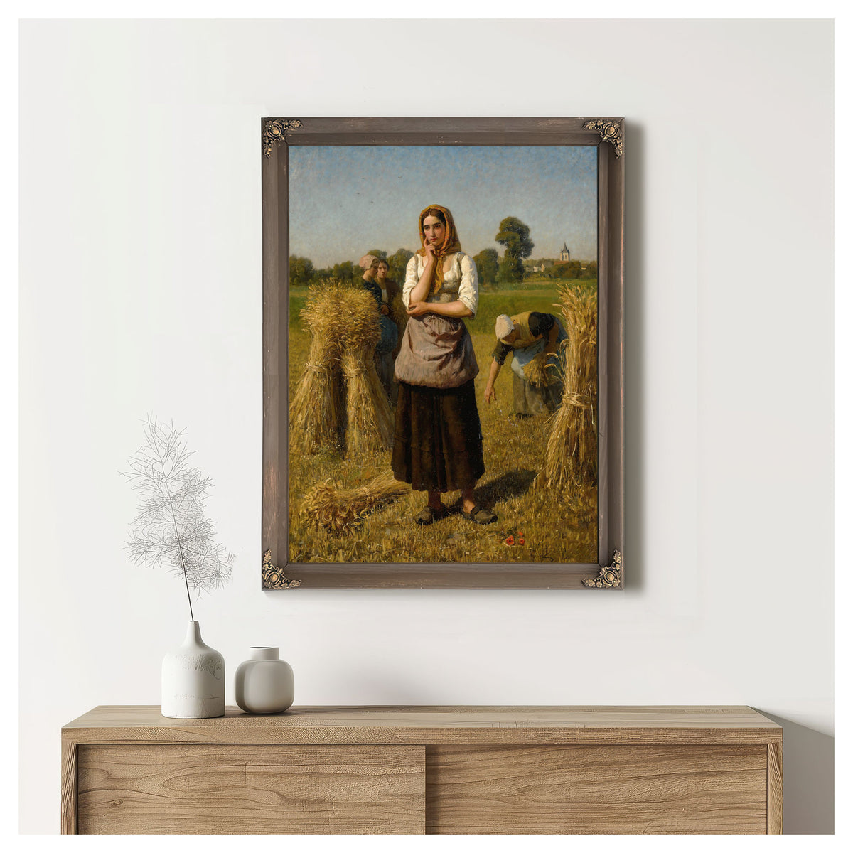 La Glaneuse By Jules Breton