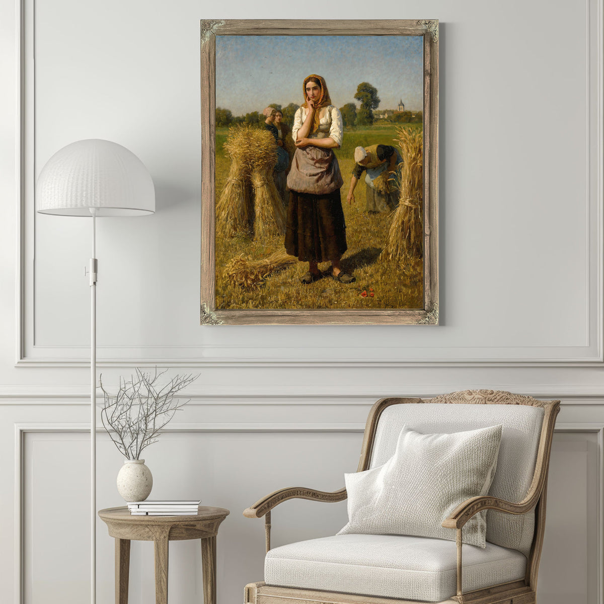 La Glaneuse By Jules Breton