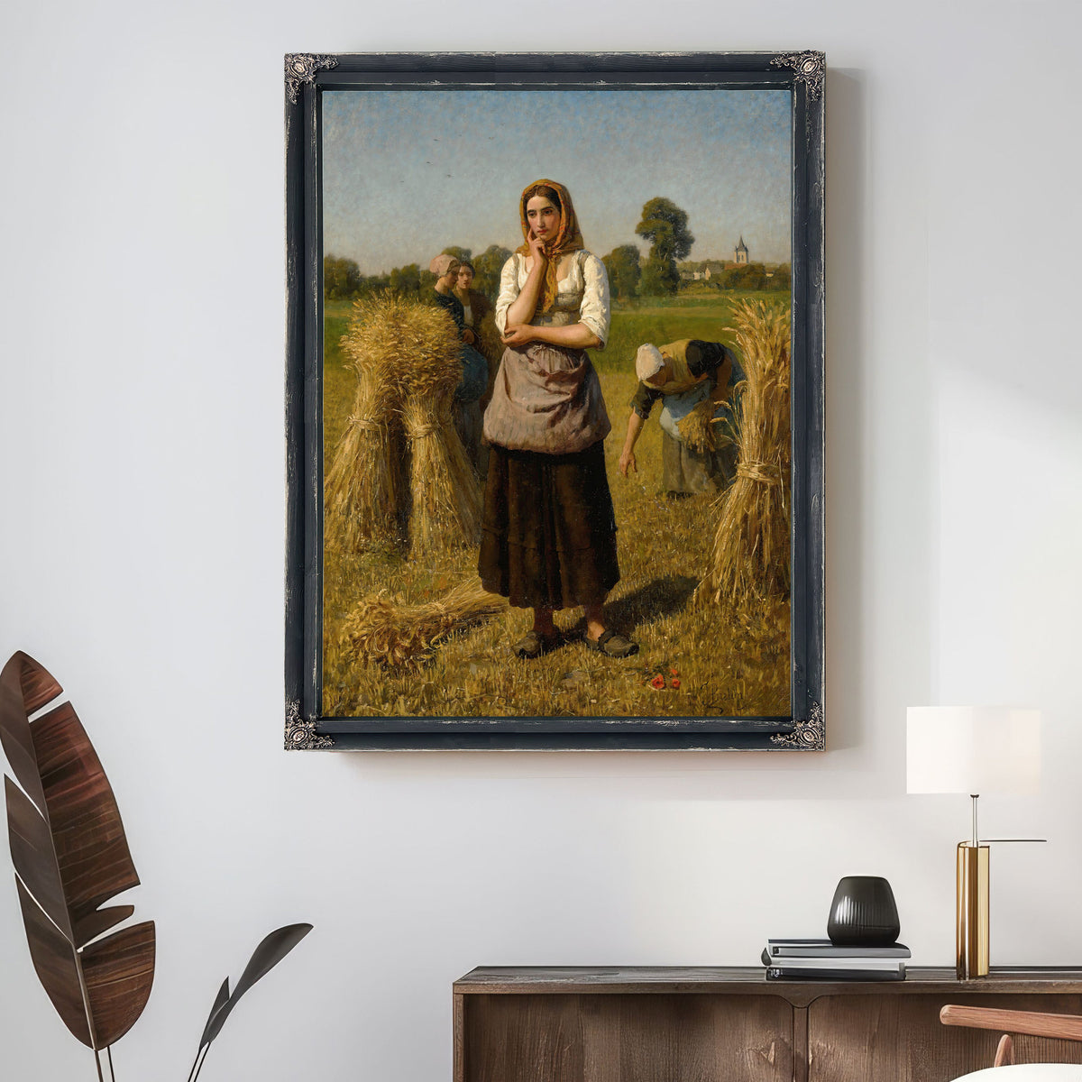 La Glaneuse By Jules Breton