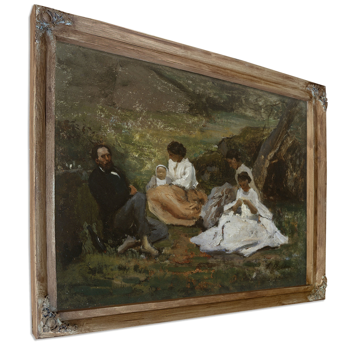 Reunion de Famille Bourron Marlotte By Jules Breton