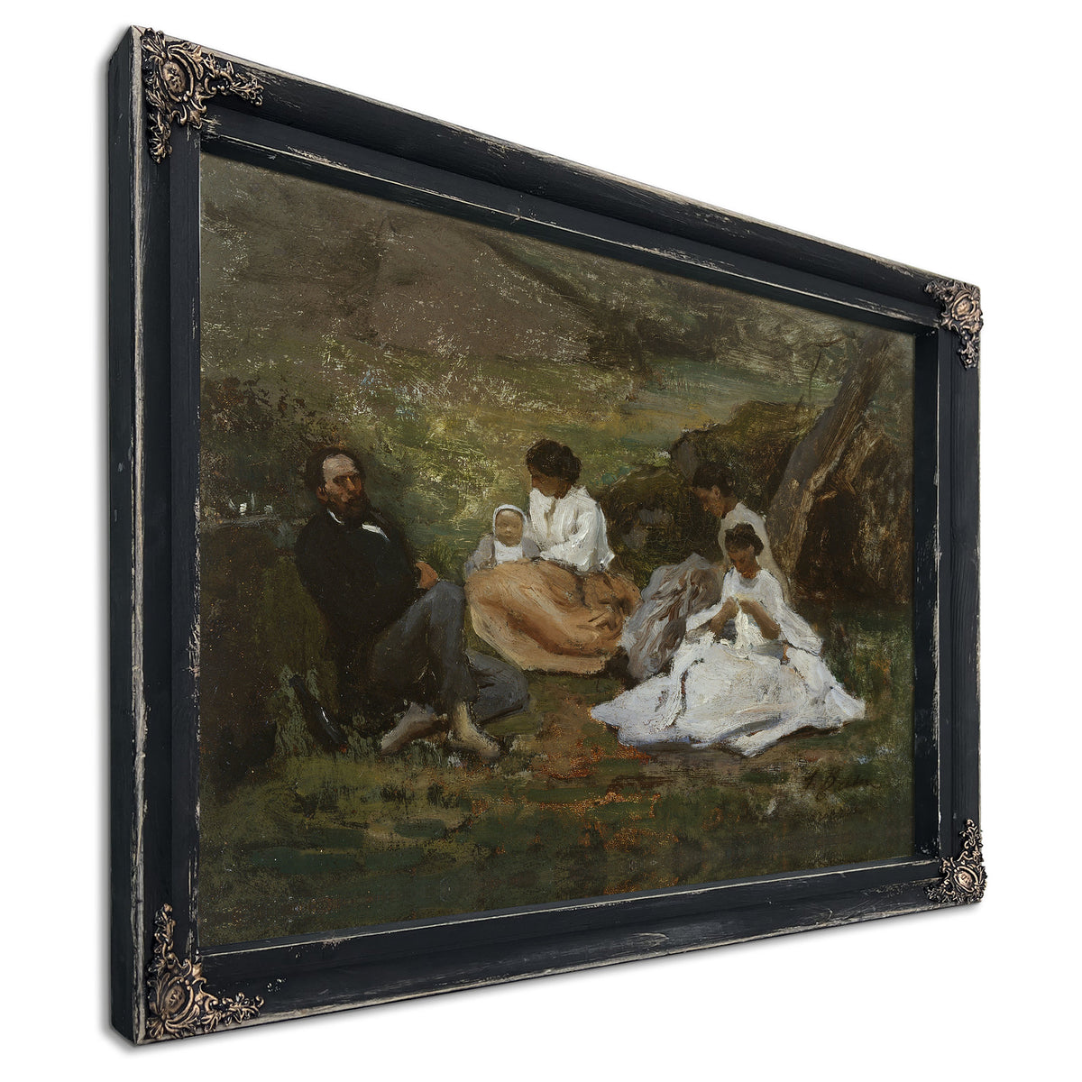 Reunion de Famille Bourron Marlotte By Jules Breton