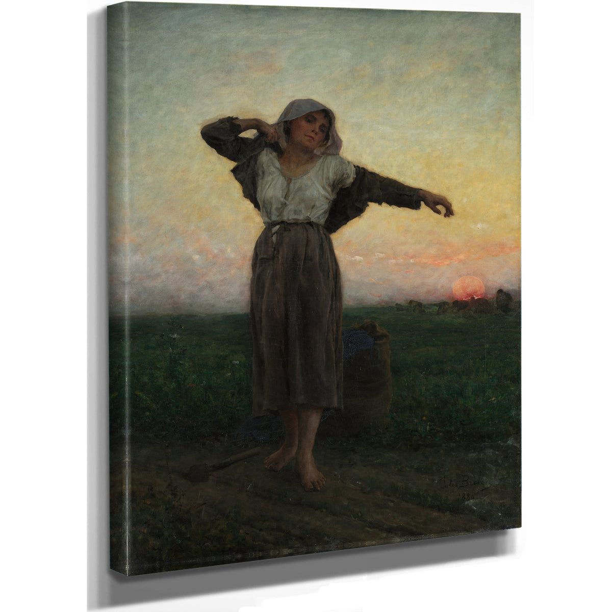 The Tired Gleaner 1880 By Jules Breton