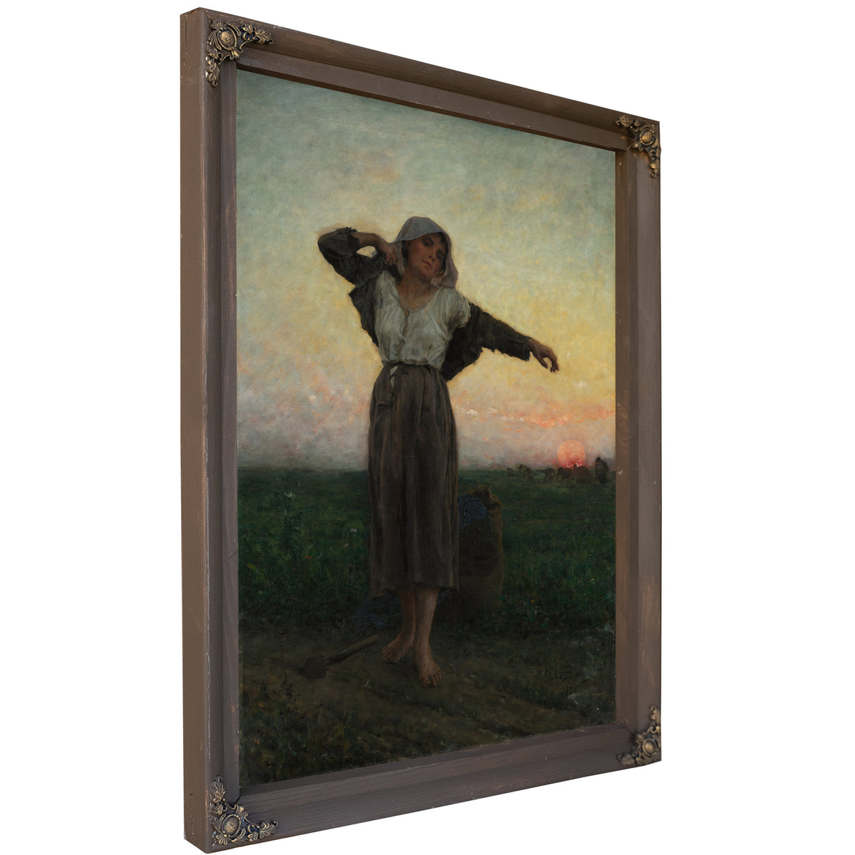 The Tired Gleaner 1880 By Jules Breton