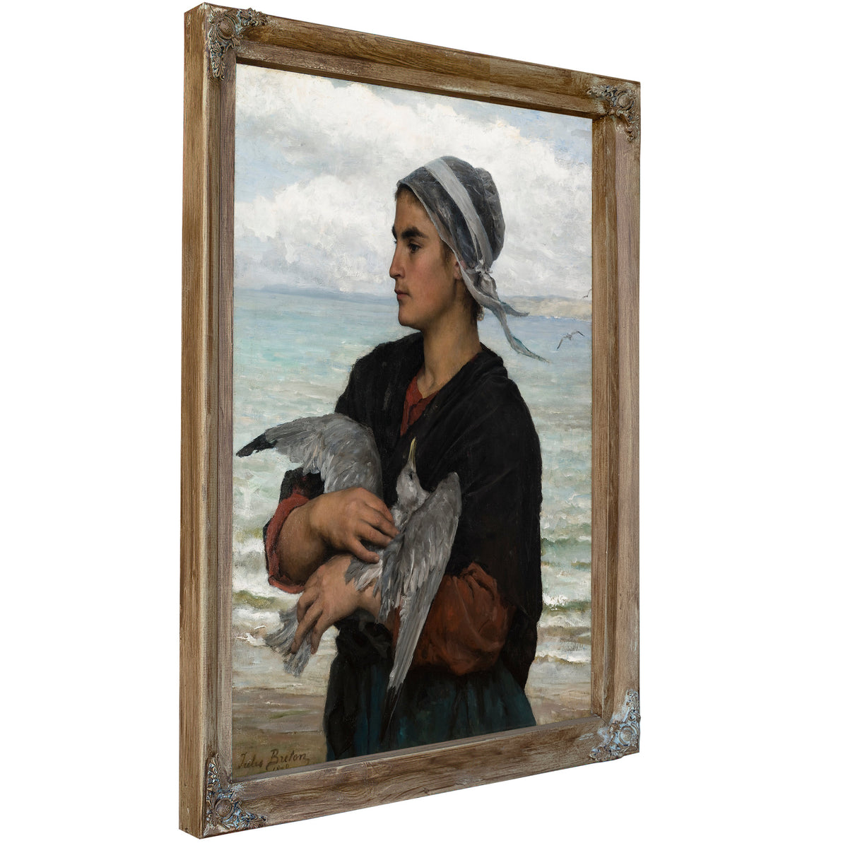 The Wounded Seagull 1878 By Jules Breton