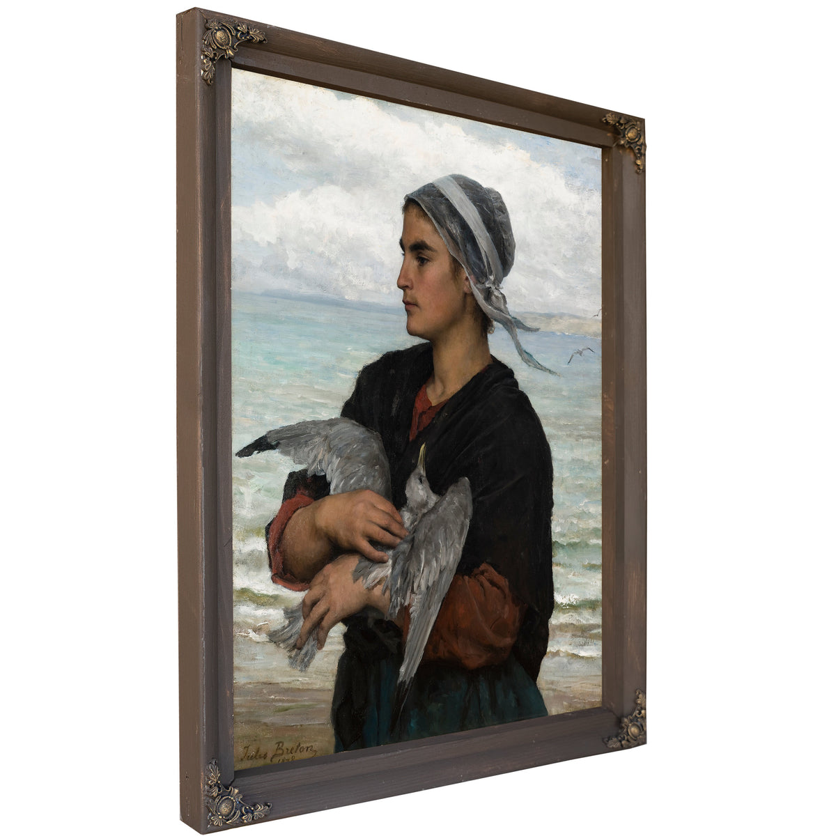 The Wounded Seagull 1878 By Jules Breton