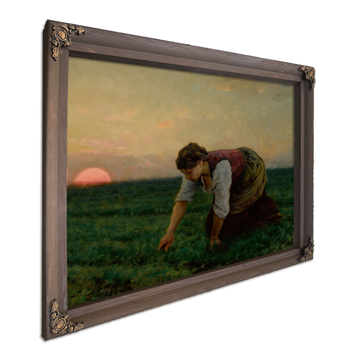 Une Sarcleuse 1883 By Jules Breton