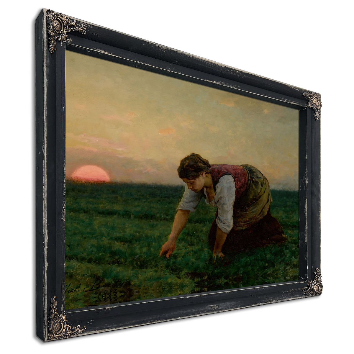 Une Sarcleuse 1883 By Jules Breton