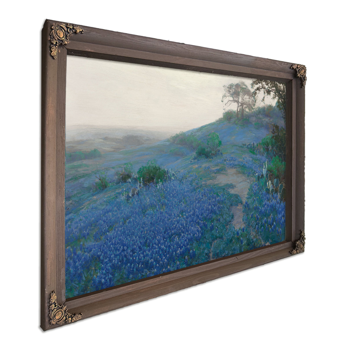Blue Bonnet Field Early Morning San By Julian Onderdonk