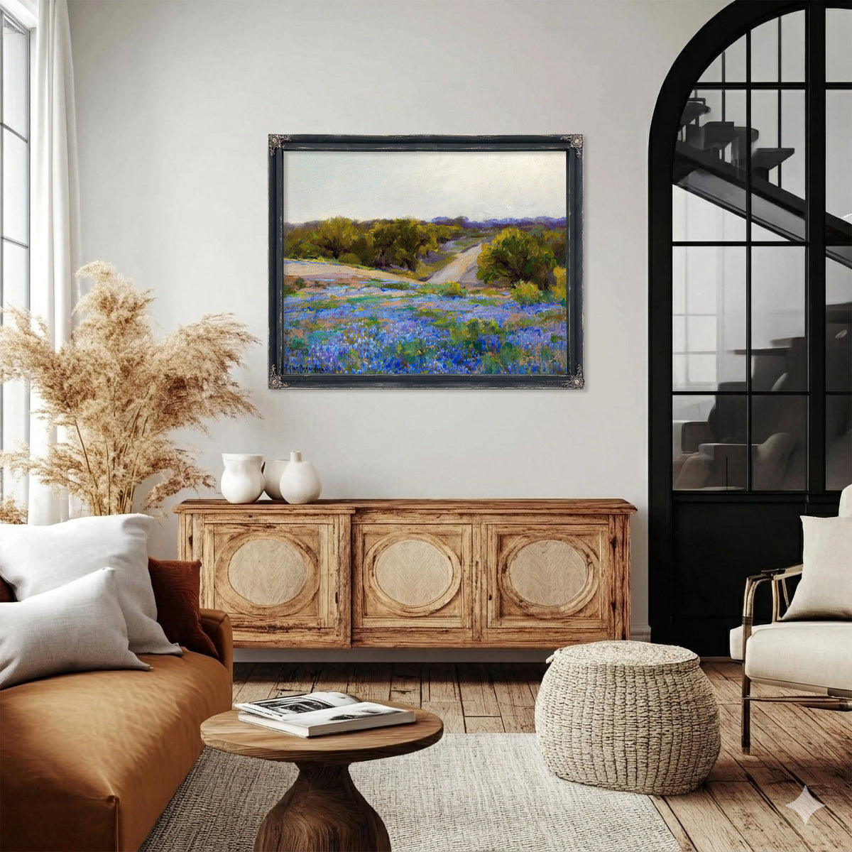 Bluebonnets Late Afternoon By Julian Onderdonk