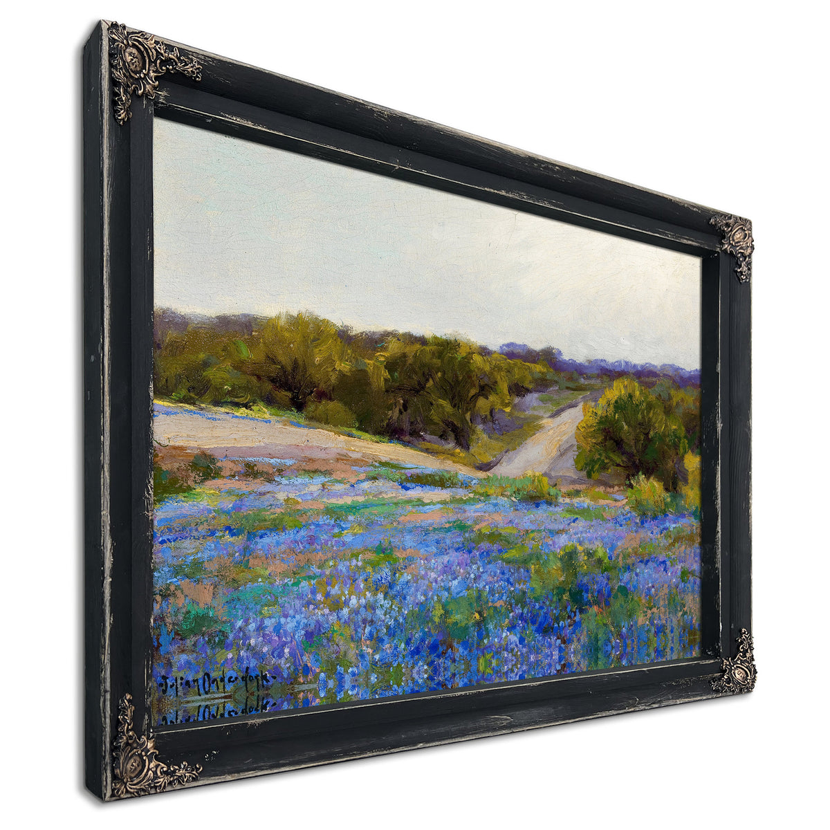Bluebonnets Late Afternoon By Julian Onderdonk
