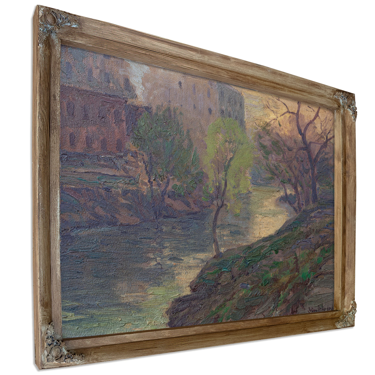 Early Morning the San Antonio River By Julian Onderdonk