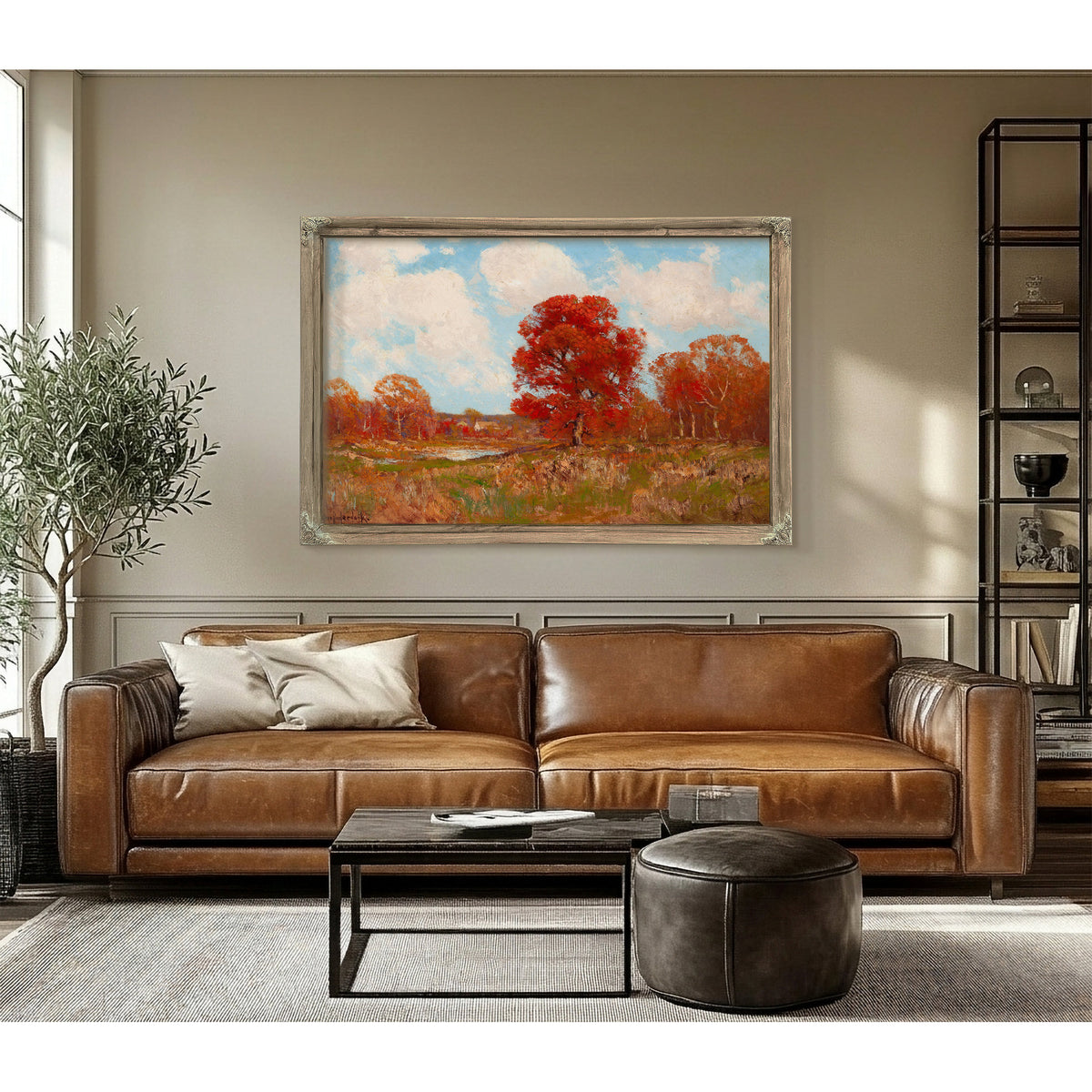 Fall Landscape By Julian Onderdonk