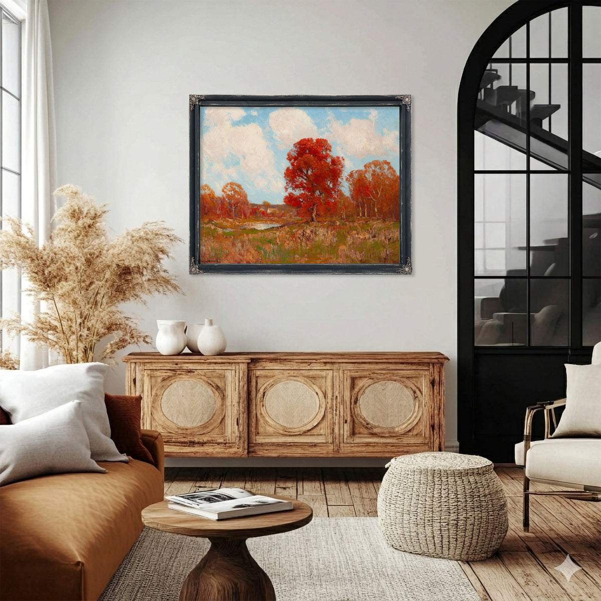 Fall Landscape By Julian Onderdonk