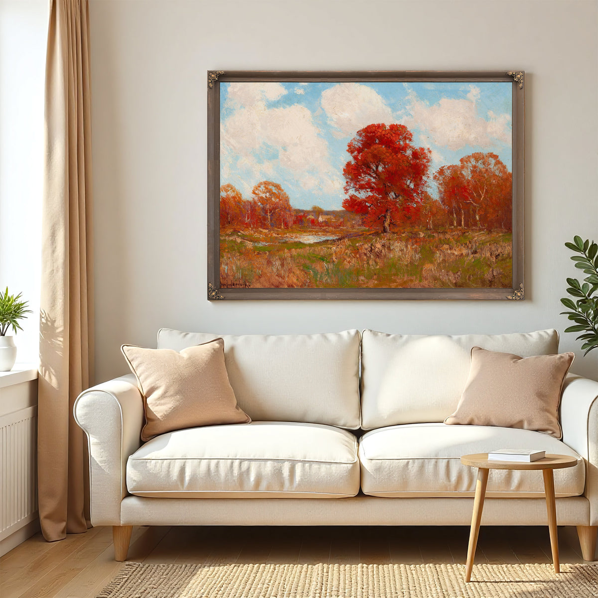 Fall Landscape By Julian Onderdonk