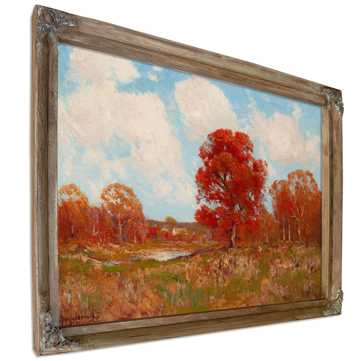 Fall Landscape By Julian Onderdonk