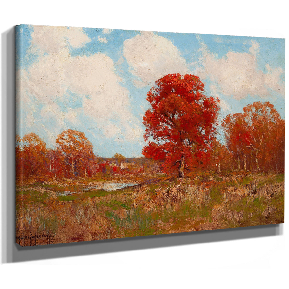 Fall Landscape By Julian Onderdonk
