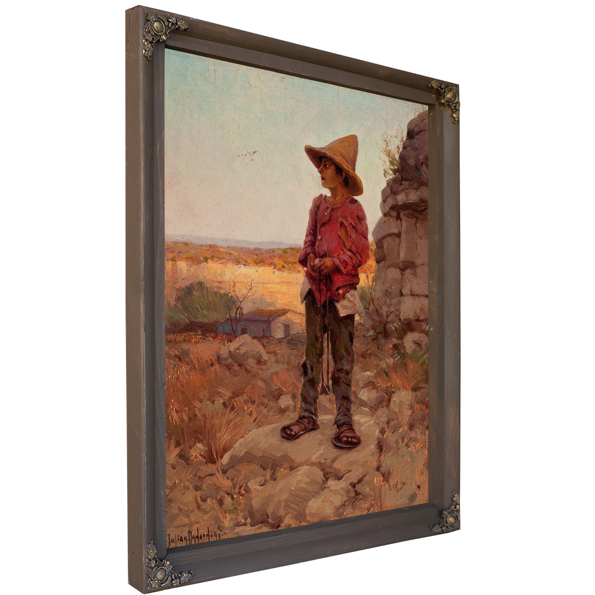 Goat Herder the San Antonio Quarry By Julian Onderdonk