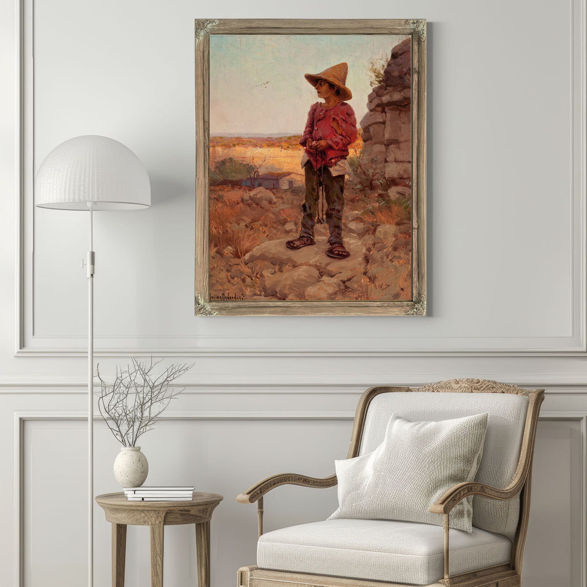 Goat Herder the San Antonio Quarry By Julian Onderdonk