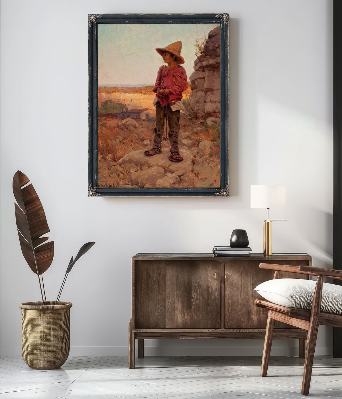 Goat Herder the San Antonio Quarry By Julian Onderdonk