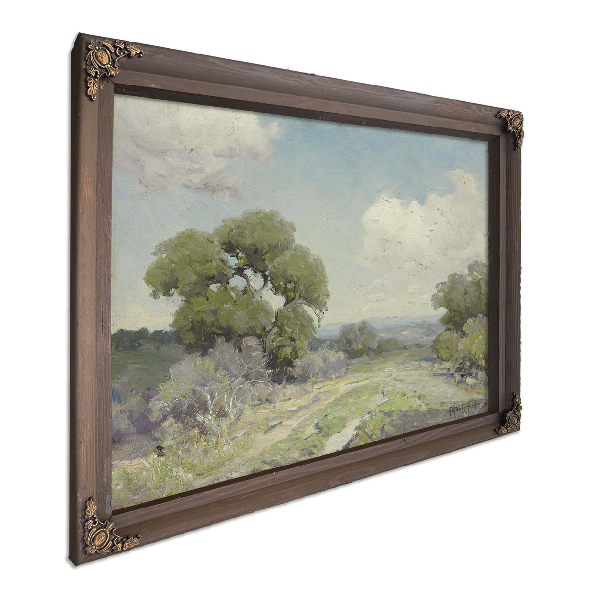 Morning the Live Oaks Boerne Texas C By Julian Onderdonk