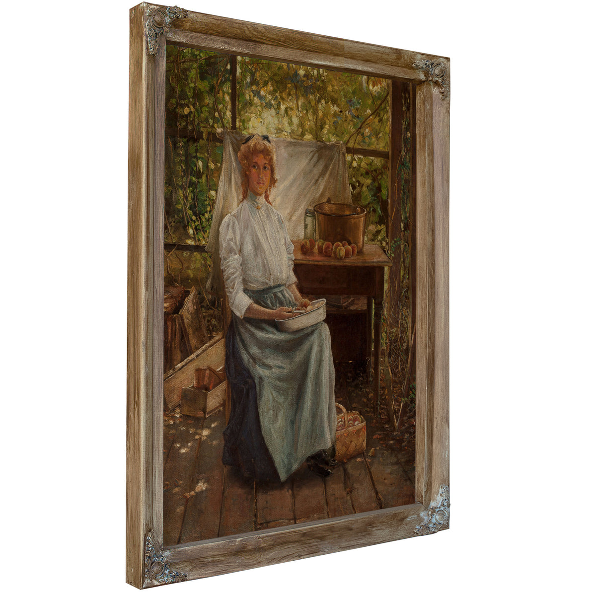 Portrait Eleanor Onderdonk 1900 By Julian Onderdonk