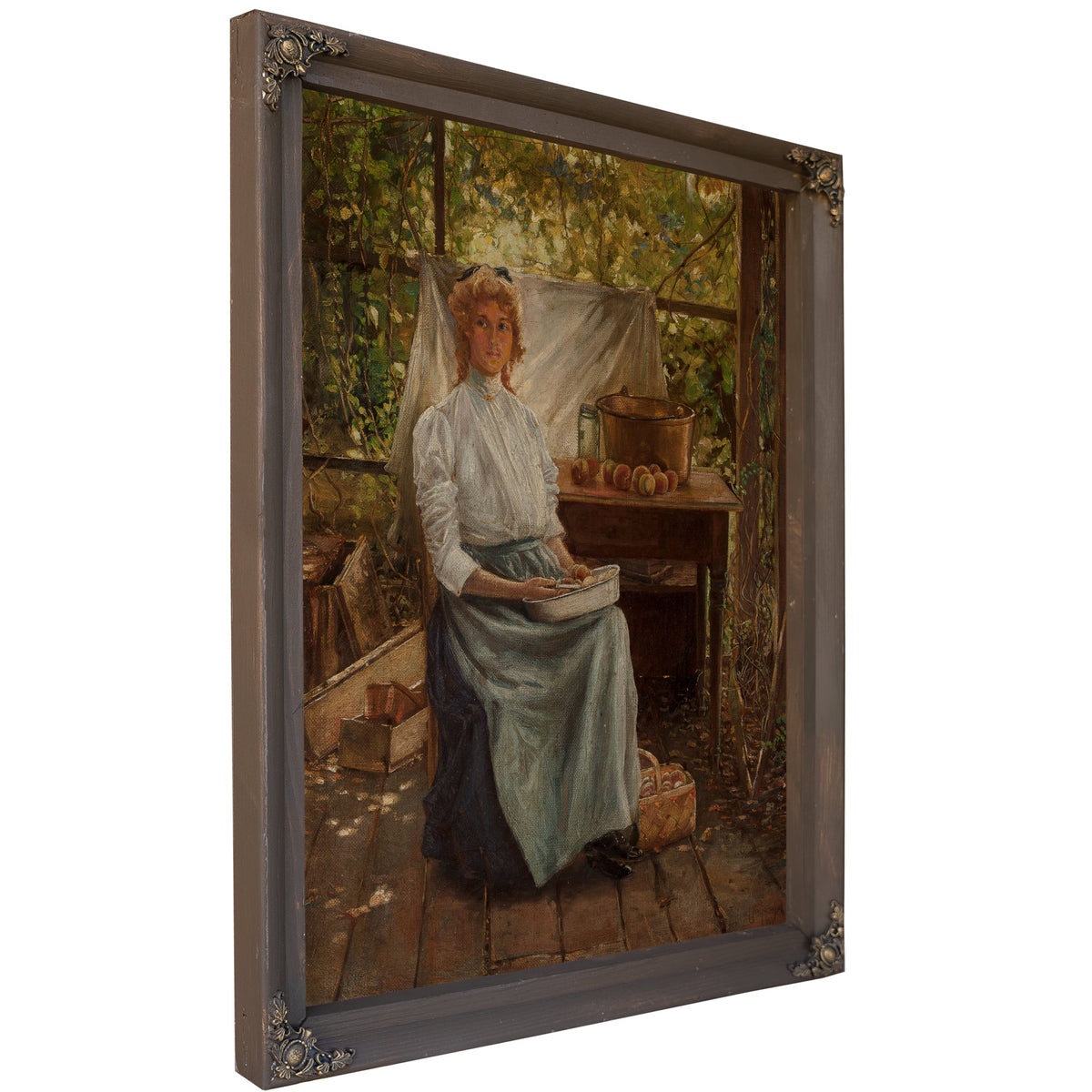 Portrait Eleanor Onderdonk 1900 By Julian Onderdonk