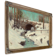 Stone Bridge Winter Central Park 1900s By Julian Onderdonk