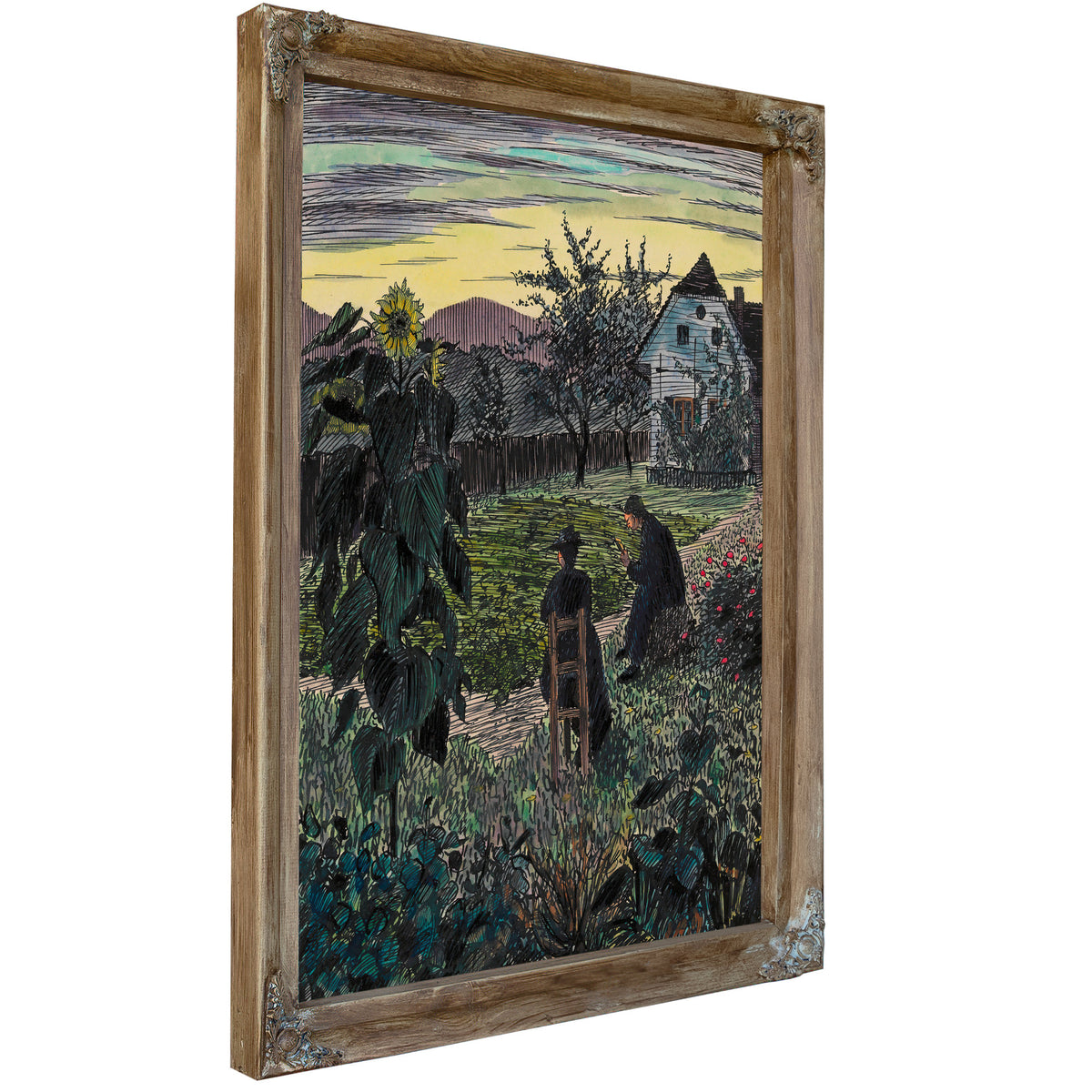 Abend Im Garten Around 1925 By Karl Wiener