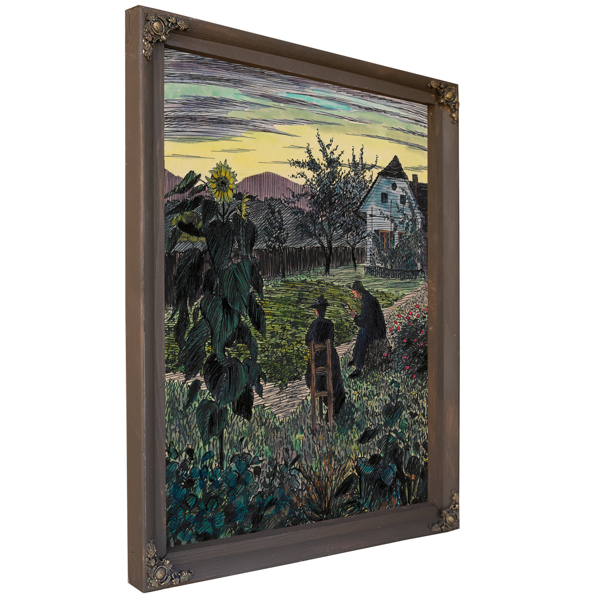 Abend Im Garten Around 1925 By Karl Wiener