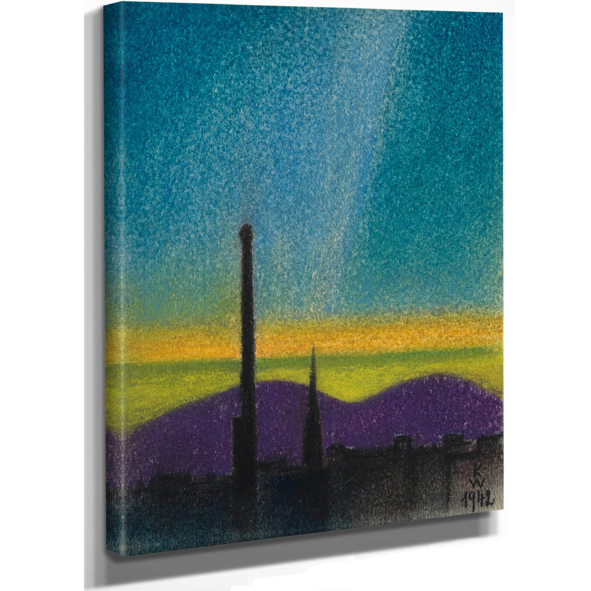 Abendlandschaft Wien 1942 By Karl Wiener