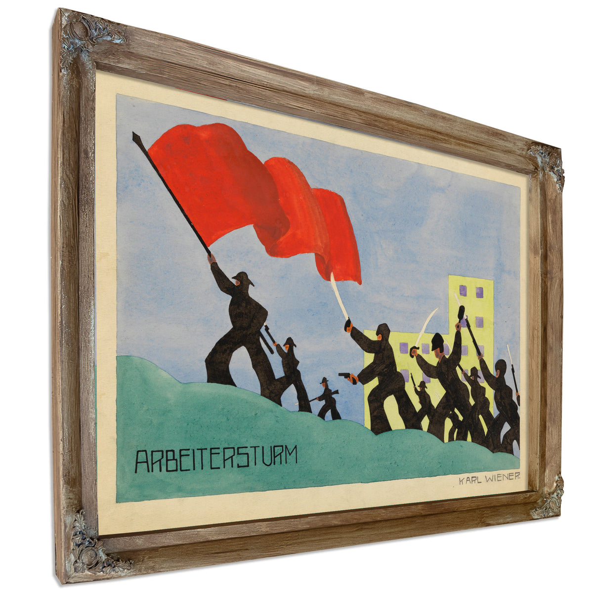 Arbeitersturm Around 1923 By Karl Wiener