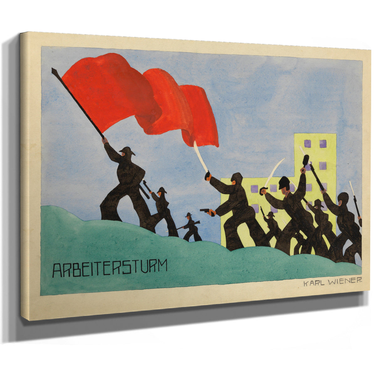 Arbeitersturm Around 1923 By Karl Wiener