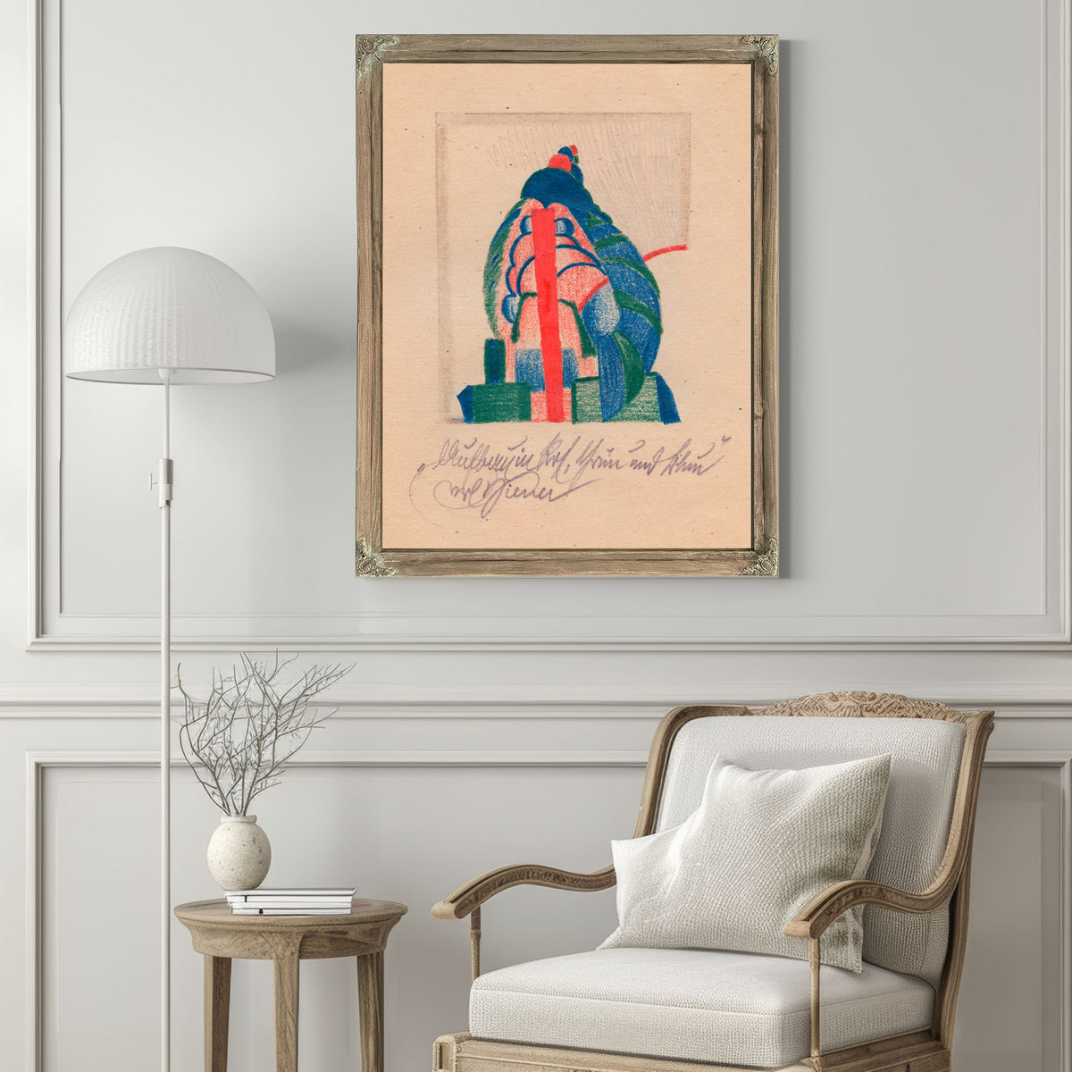 Aufbau Rot Grun Und Blau Around 1923 By Karl Wiener