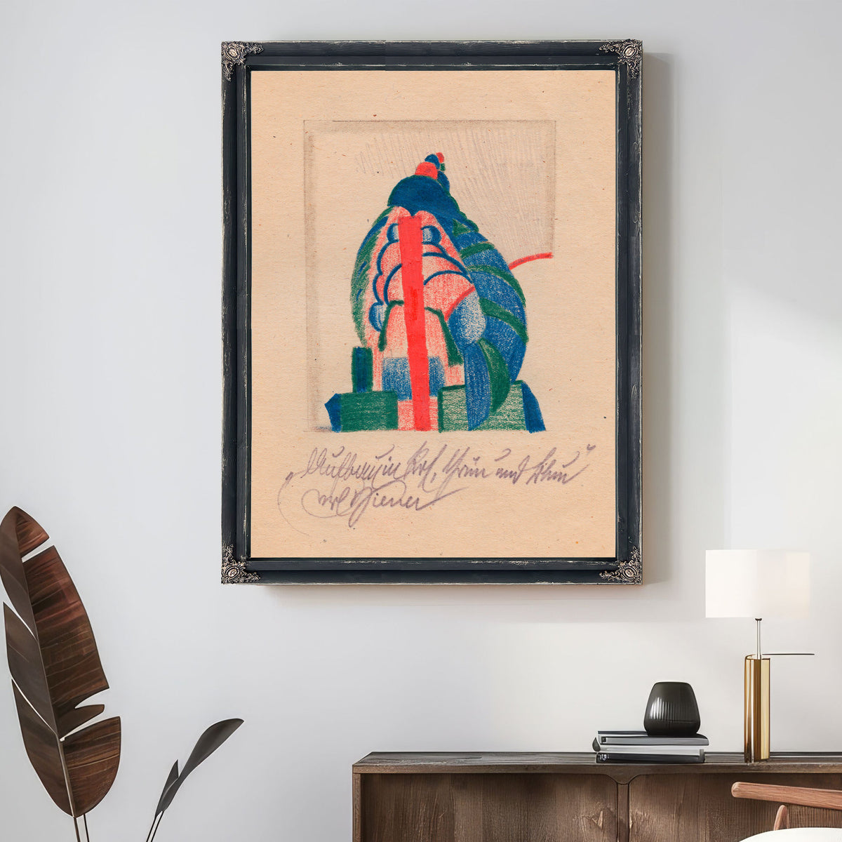 Aufbau Rot Grun Und Blau Around 1923 By Karl Wiener