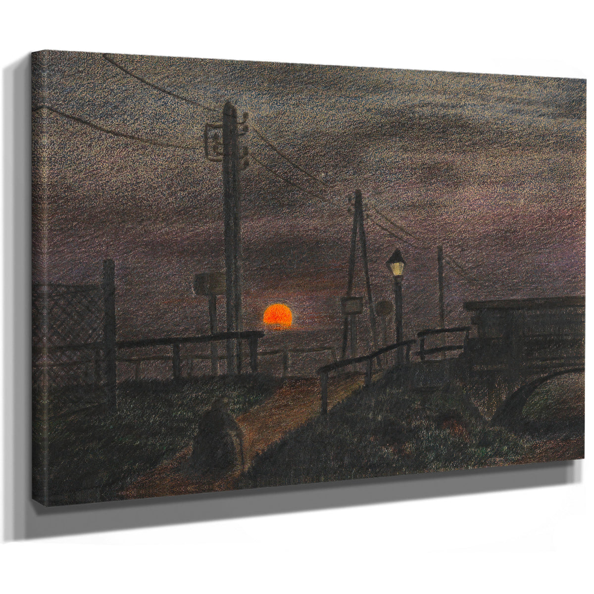 Aufgehender Mond 1924 By Karl Wiener