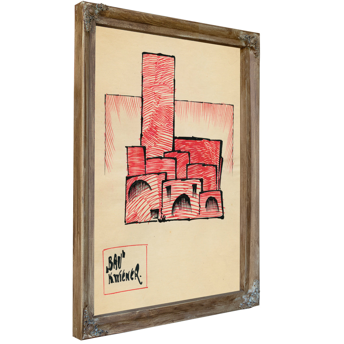 Bau Around 1921 By Karl Wiener