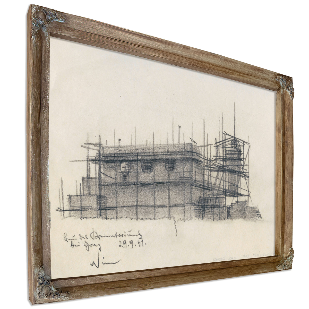 Bau Des Krematoriums Bei Graz 1931 By Karl Wiener