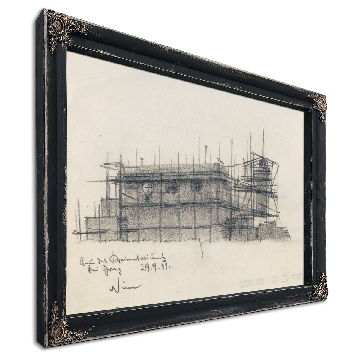 Bau Des Krematoriums Bei Graz 1931 By Karl Wiener
