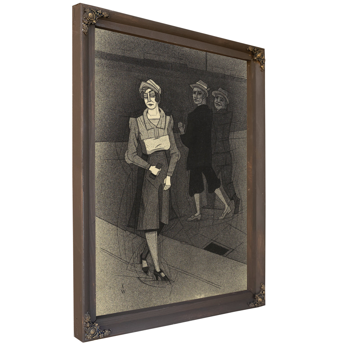 Begegnung Ca 1935 By Karl Wiener