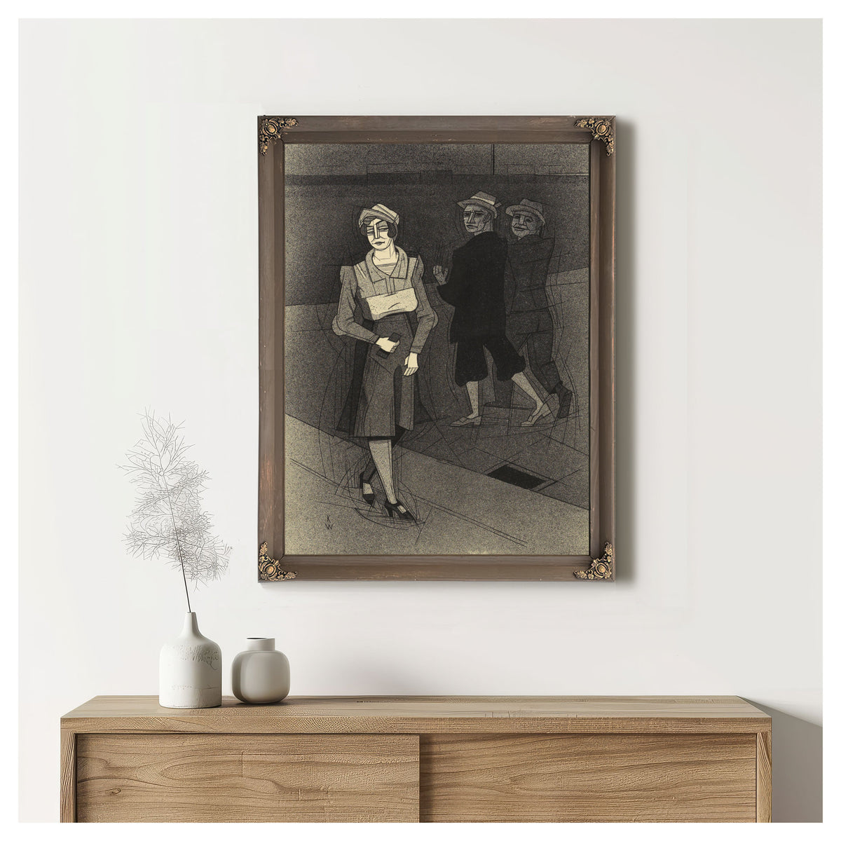 Begegnung Ca 1935 By Karl Wiener