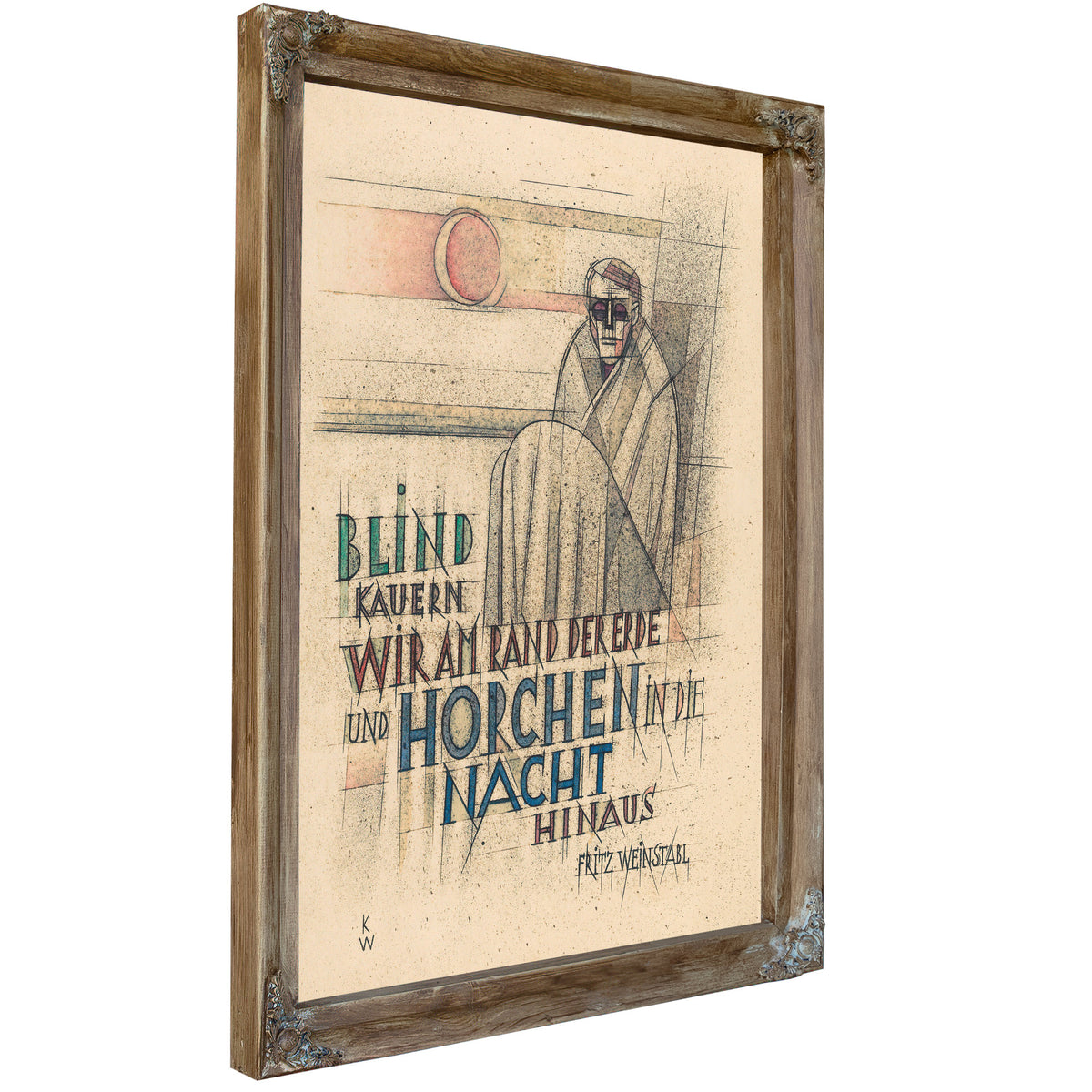 Blind Kauern Wir Am Rand der Erde By Karl Wiener