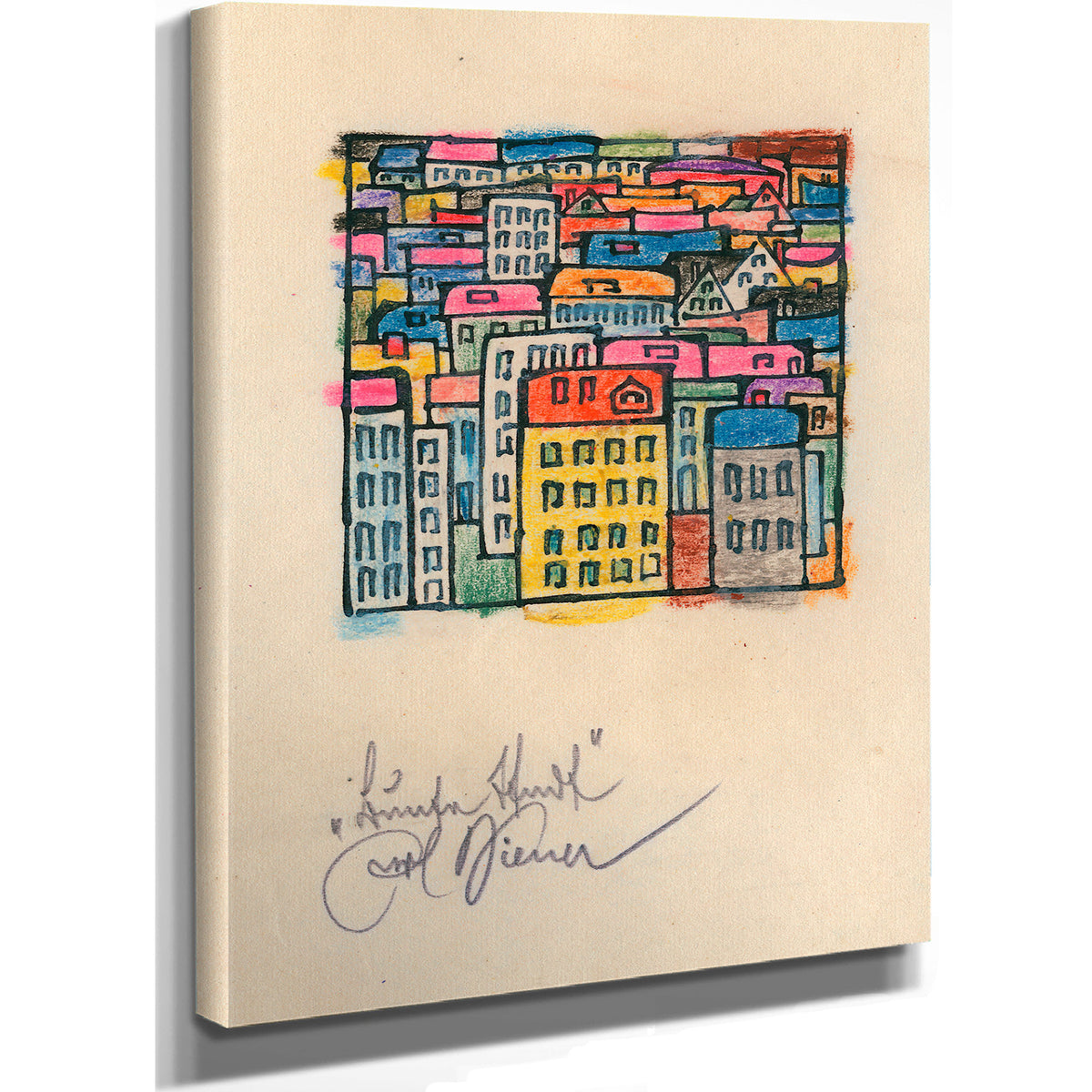 Bunte Stadt Around 1923 By Karl Wiener