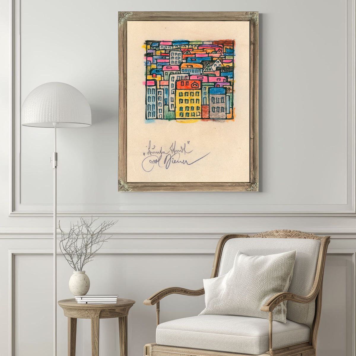 Bunte Stadt Around 1923 By Karl Wiener