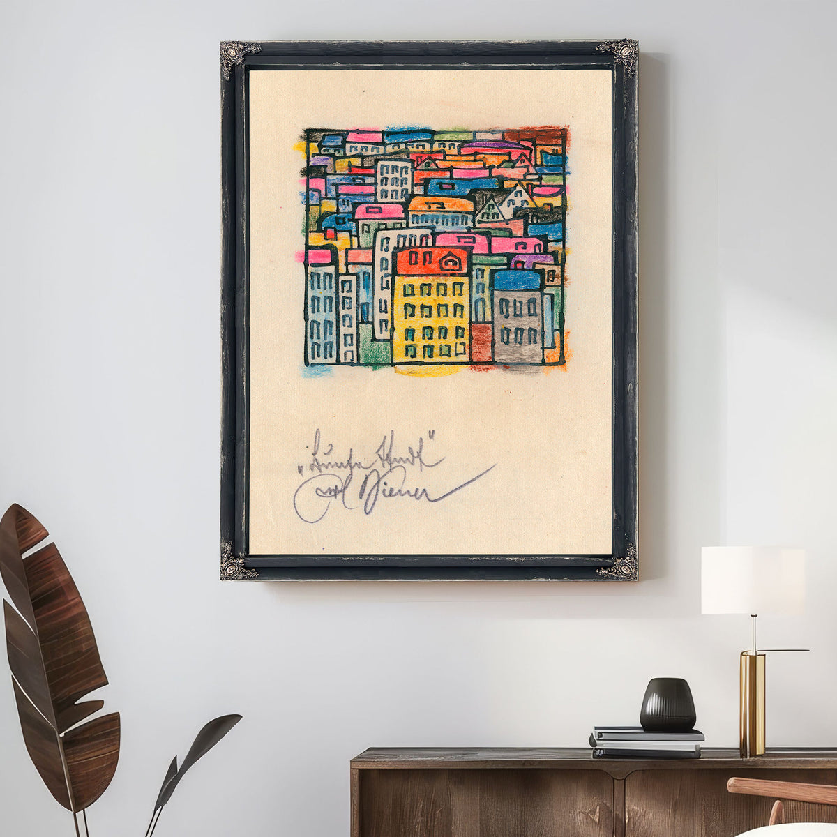 Bunte Stadt Around 1923 By Karl Wiener