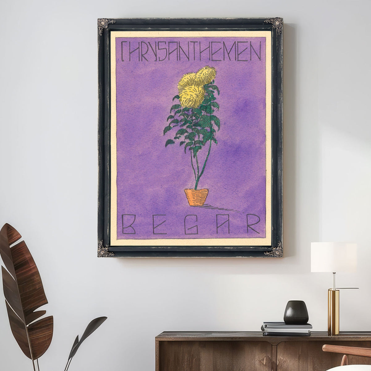 Chrysanthemen Begar 1919 1920 By Karl Wiener