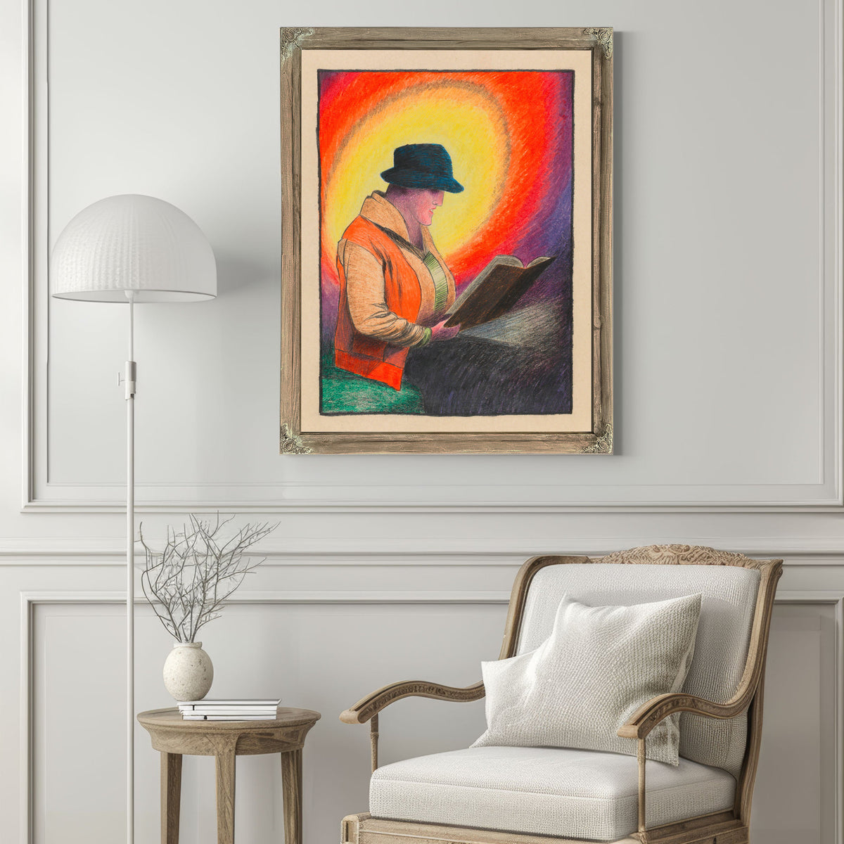 Dame Im Kafe Ca 1925 By Karl Wiener