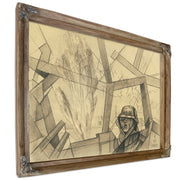 Deutscher Soldat Im Trommelfeuer 1942 By Karl Wiener