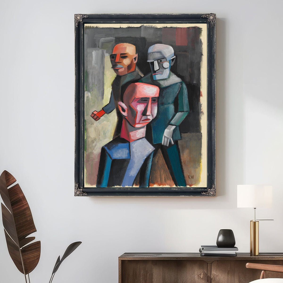 Drei Manner O J Around 1935 By Karl Wiener