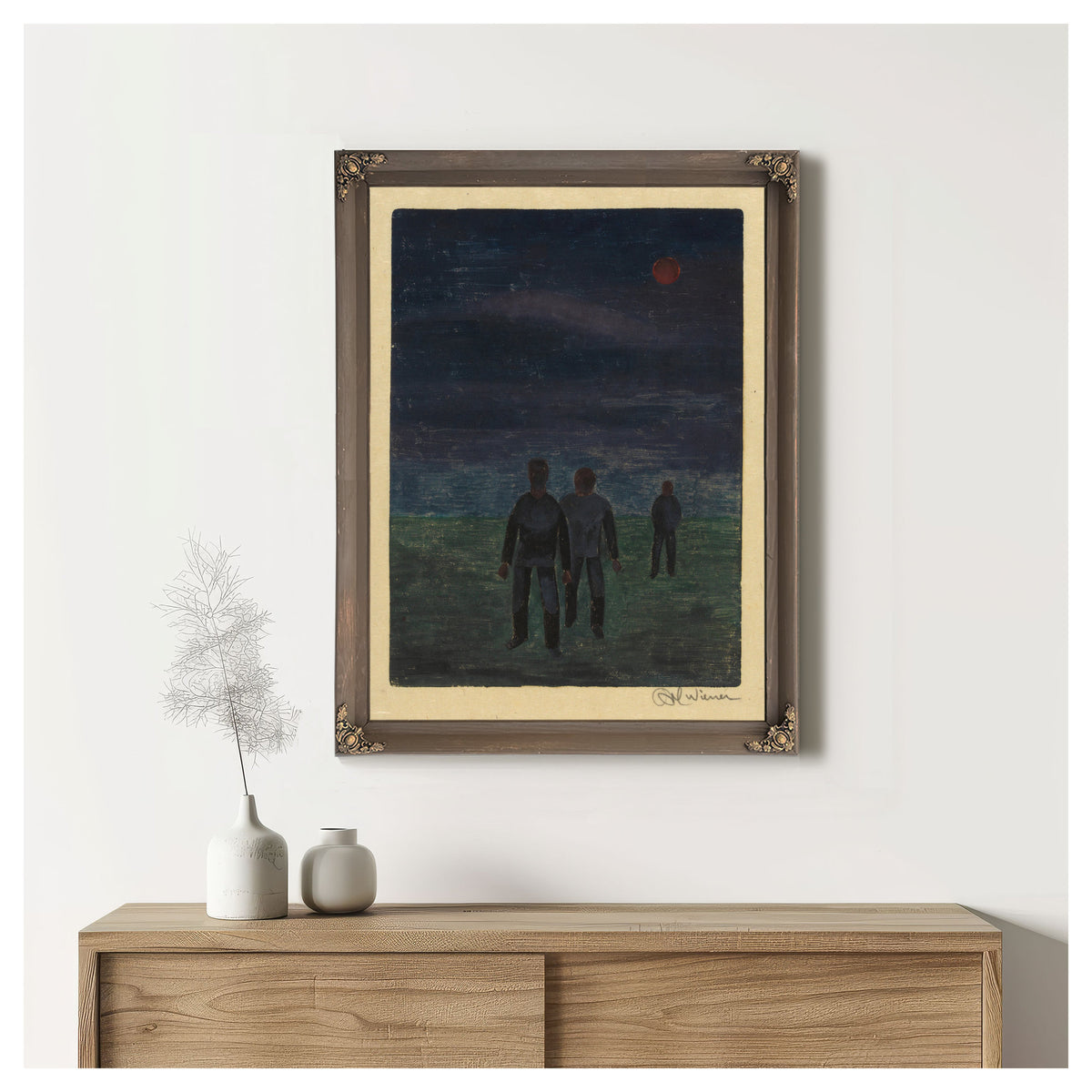 Finsternis Ca 1930 By Karl Wiener