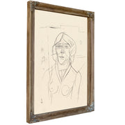 Frauenportrat By Karl Wiener